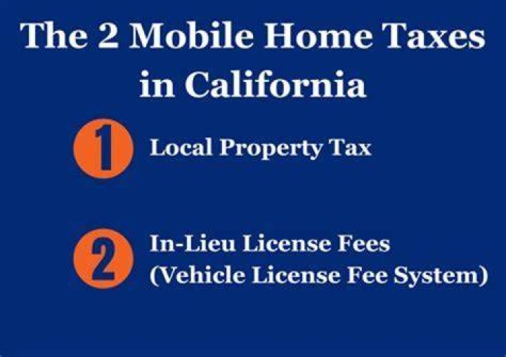 Are there property taxes on mobile homes in California?