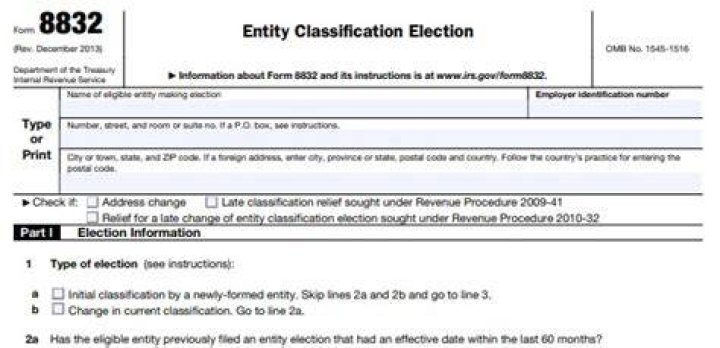 Do you need to file Form 8832 if you are a LLC?