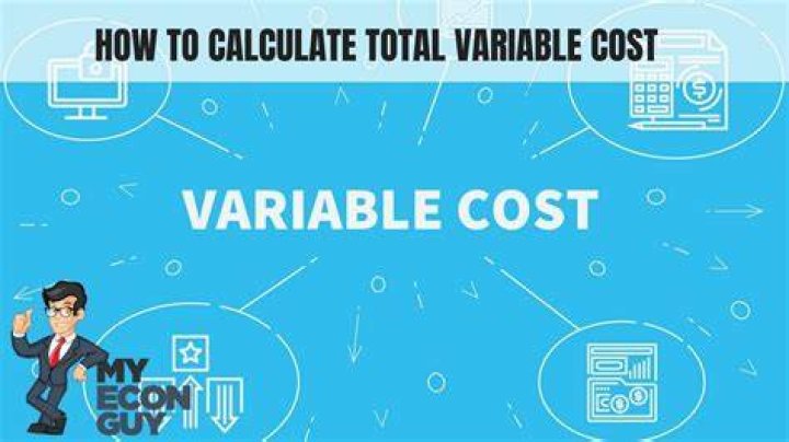 How do you calculate variable cost in microeconomics?