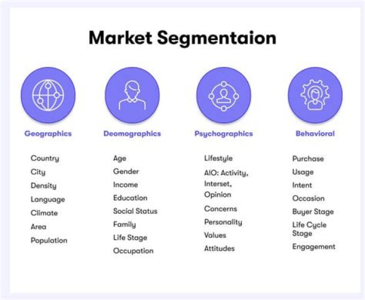 How do you write market segmentation?