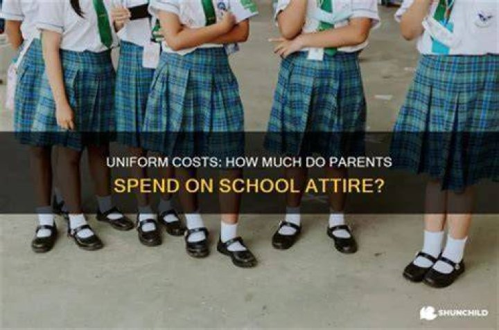 How much do parents pay for school uniforms?