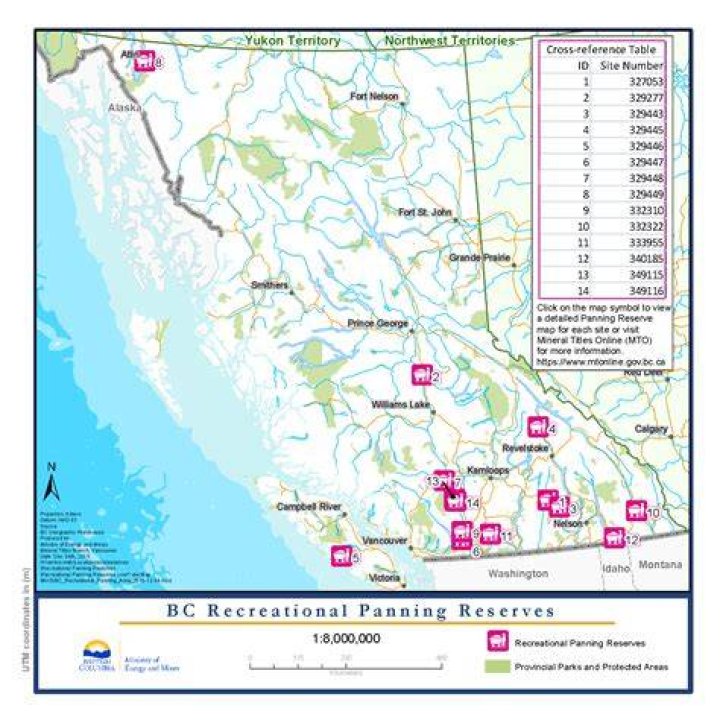 How much is a gold claim in BC?