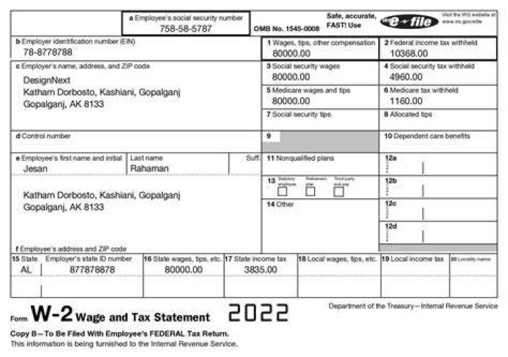 What do I do if my employer did not give me a w2?