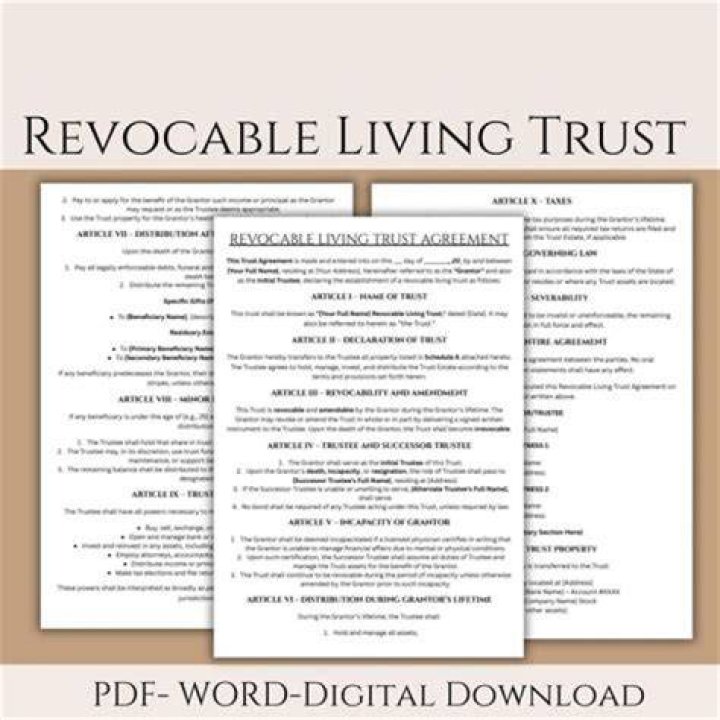 What do I need to know about revocable living trust?