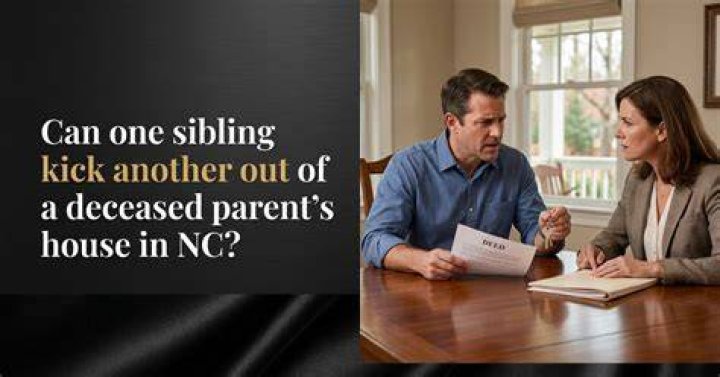 What happens if one sibling inherits a house?