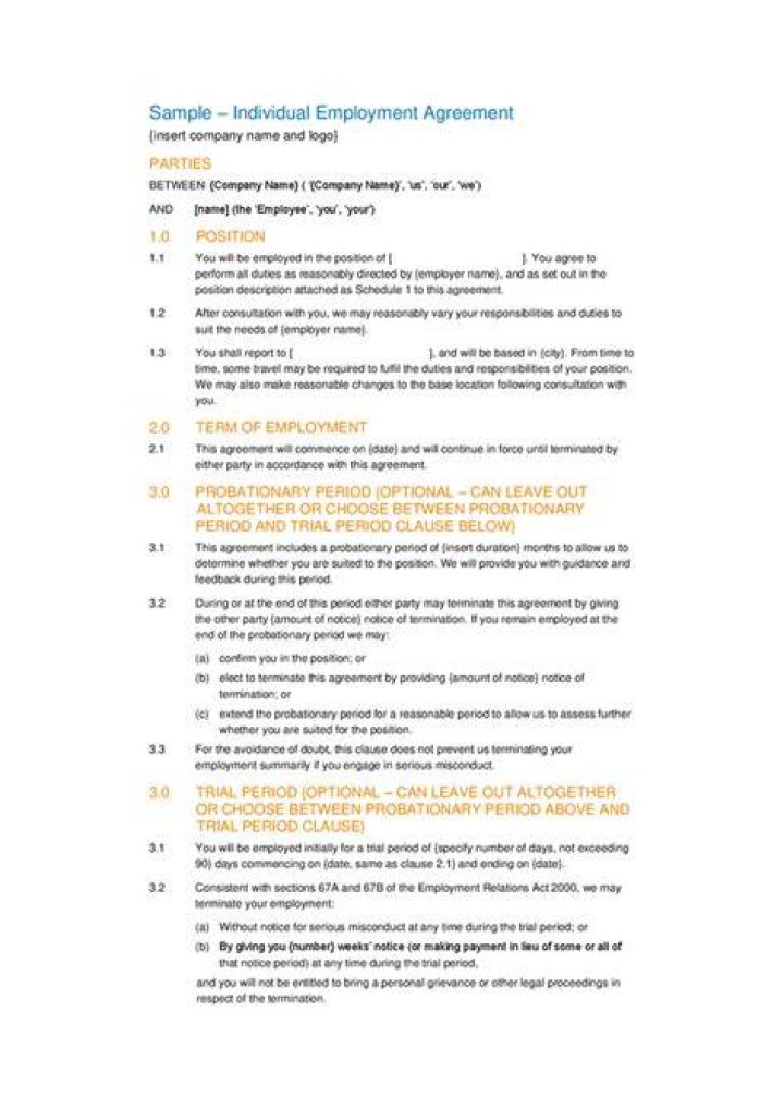 What is an individual employment?