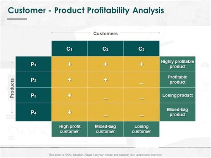 What is customer product profitability analysis?