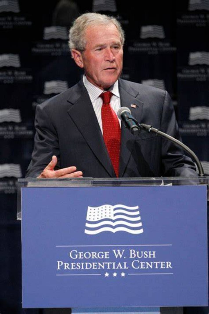 When did Bush cut taxes?
